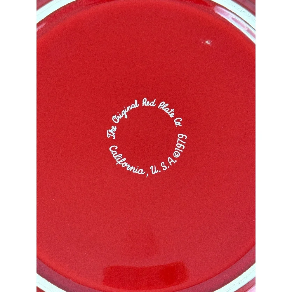 VINTAGE The Original Red Plate Co 1979 